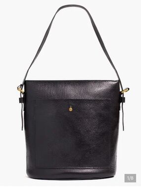 Madewell Transport Leather Shoulder Bucket Bag